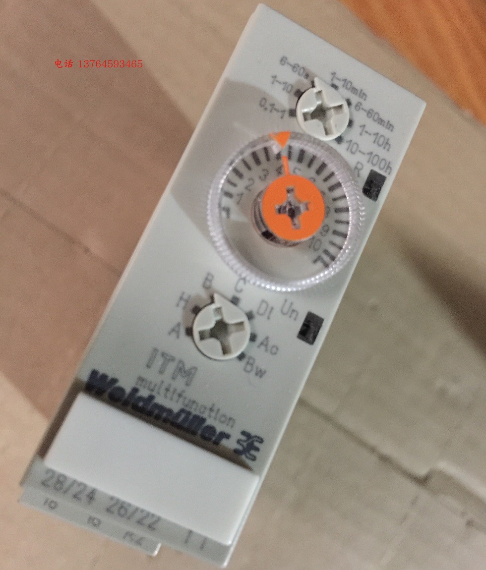 现货魏德米勒定时器时间继电器 TIMER ITM 0.1S-100H  8362550000
