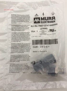 穆尔MURR M12圆形连接器 7000-12741-12761-12941-12961-0000000