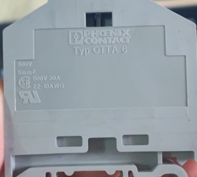 菲尼克斯电气 Phoenix 螺栓连接端子排 OTTA6 订货号0790433 正品