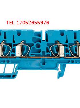 魏德米勒ZDU2.5/4AN BL双进双出型弹簧式接线端子排  1608580000