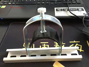 金属电缆夹BK-80 C型导轨电缆固定夹C型钢电缆夹 配电柜固定线夹