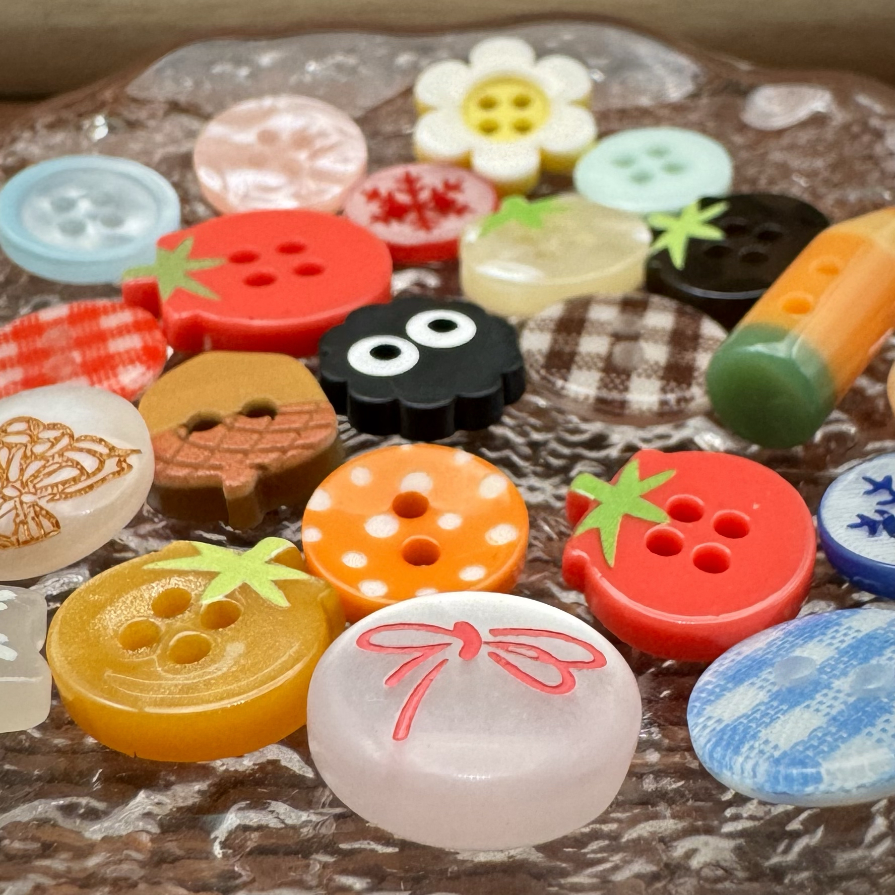 9.9纽扣盲盒彩色BJD手工DIY服装装饰扣针织开衫毛衣可爱纽扣辅料