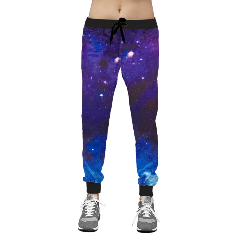 浩瀚宇宙星际裤数码印花星空外星人裤男女同款银河运动裤卫裤潮流,男装,卫裤,淘宝优惠券,粉丝福利购,淘宝优惠卷