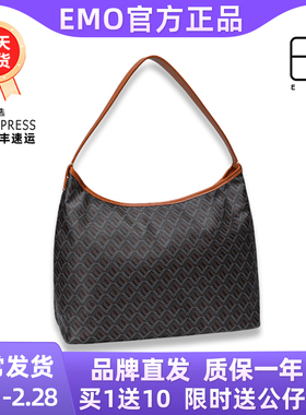 韩国EMO狗牙包流浪包HOBO包拉链休闲子母购物袋印花妈咪包托特包