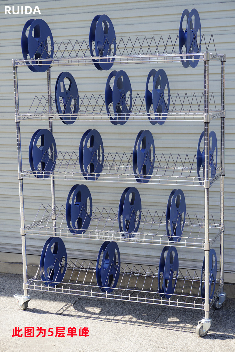 smt物料架料盘架电子贴片架周转车电阻电容防静电二级管料盘车