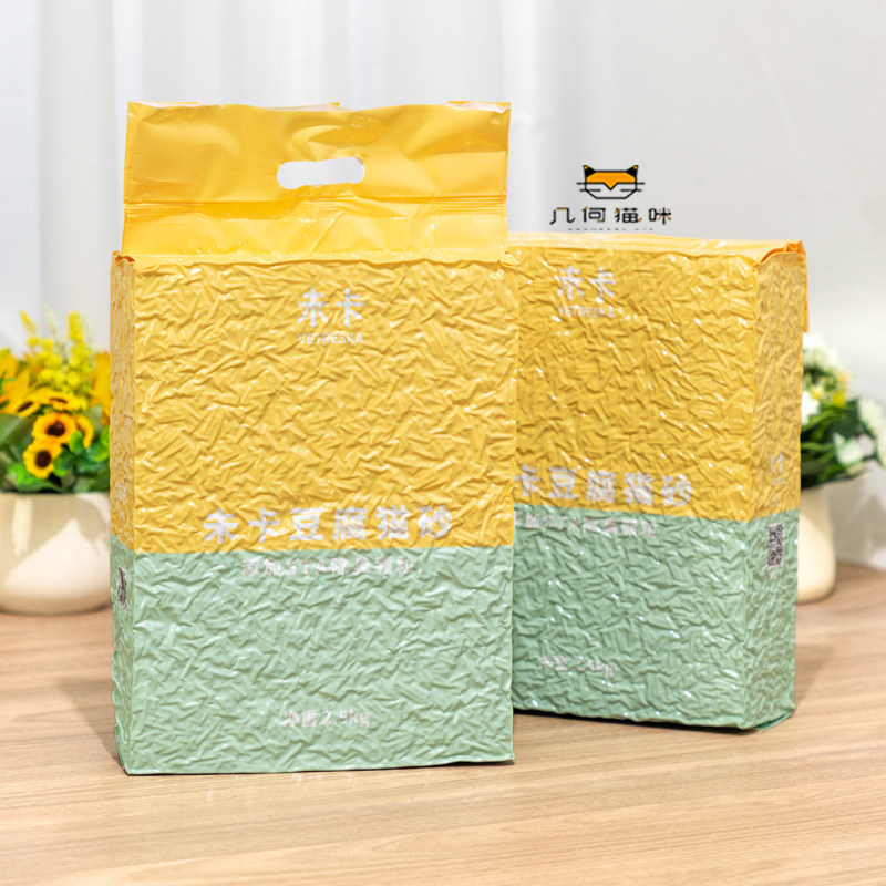 未卡除臭豆腐猫砂豆腐砂结团无尘不粘底猫咪混合猫沙2.5kg*4包高性价比高么？