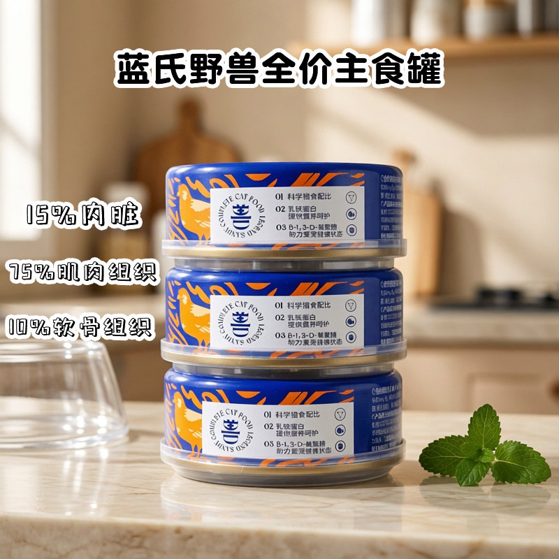 蓝氏猫罐头主食罐兽系列图片