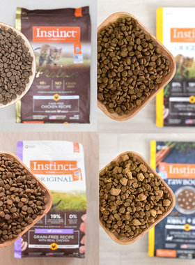 Instinct生鲜本能百利高蛋白无谷鸡肉成幼猫粮含冻干散装试吃500g