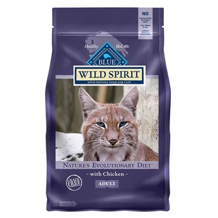 蓝挚BlueBuffalo蓝馔原野精灵系列无谷高蛋白鸡肉成猫粮试吃装