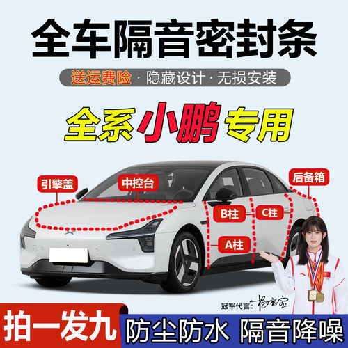 小鹏专用汽车ABC柱中控台密封条