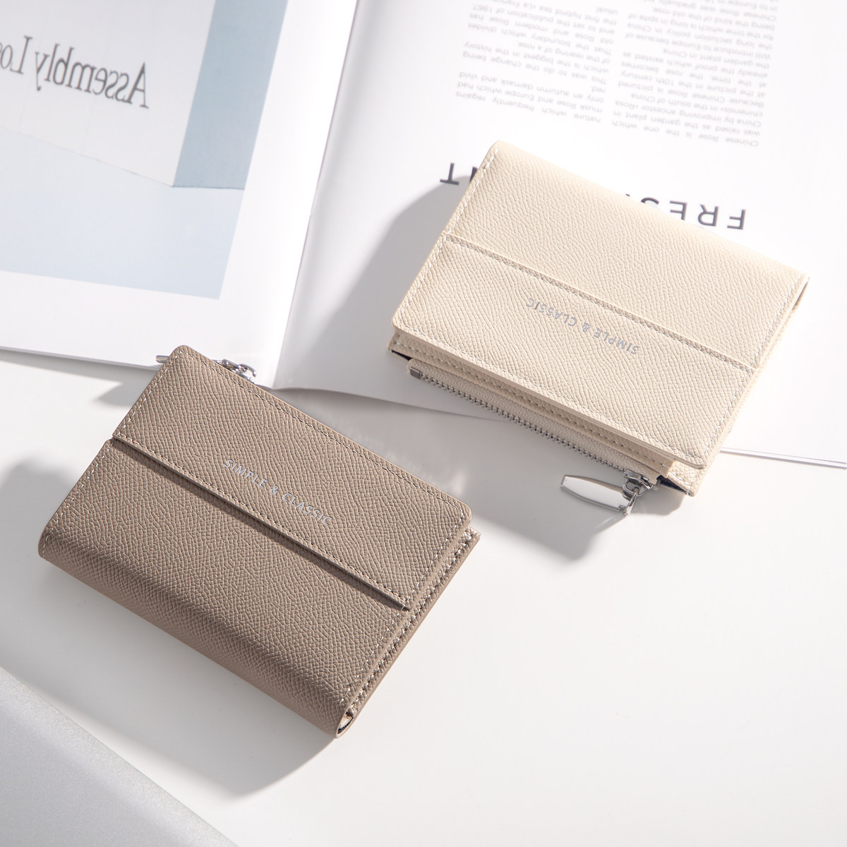 女士钱包拉链高颜值多卡位