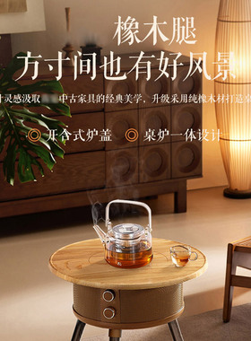 艾美特围炉煮茶取暖器电烤炉家用室内烤火冬季多功能Air13pro