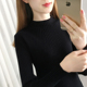 上衣修身 半高领打底衫 针织衫 长袖 紧身内搭秋冬毛衣 女洋气2024新款