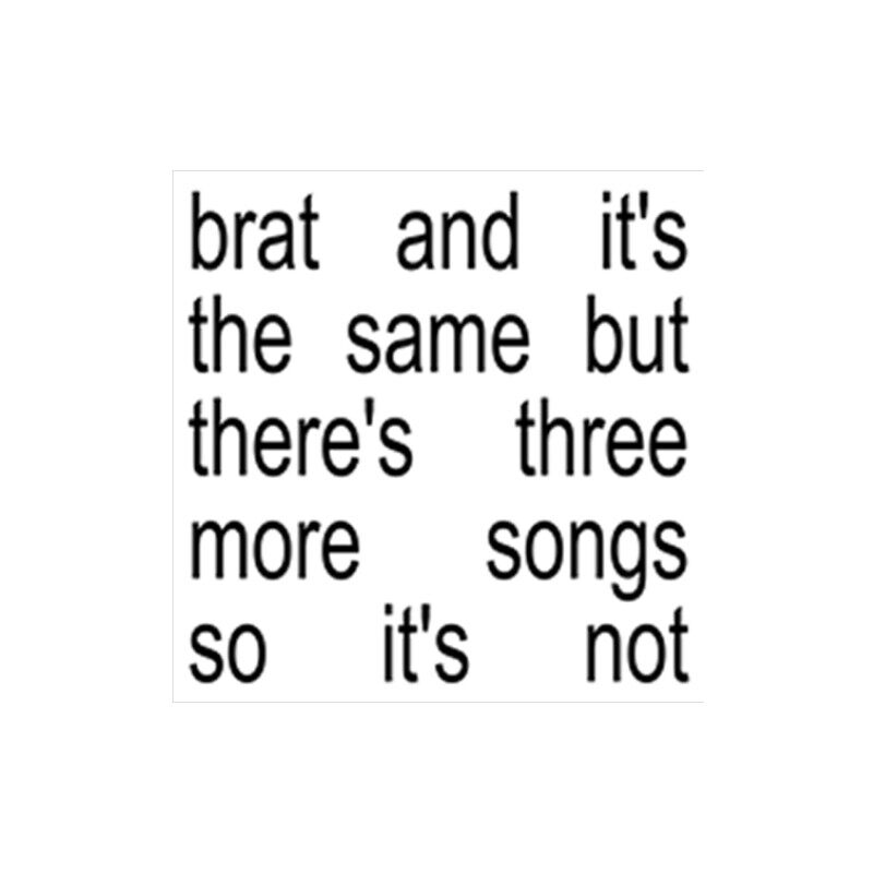 欧版进口Charli XCX查莉专辑BRAT相同但多了三首新歌不完全相同CD