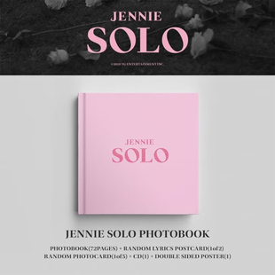 写真集 正版 SOLO专辑实体cd唱片 JENNIE 全新未拆 BLACKPINK