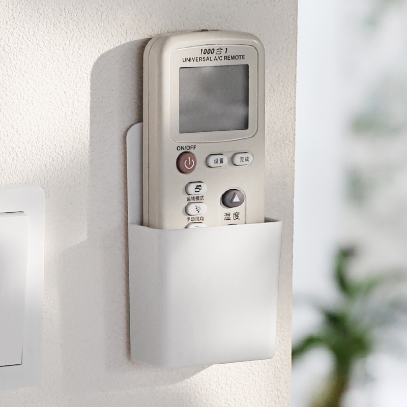墙上空调免打孔遥控器收纳盒