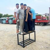 重型鱼缸架子多层工业风原生溪流缸客厅鱼缸底柜虹吸底滤侧虑背虑