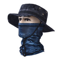 Penney hat, ice silk scarf set, outdoor mountain climbing, camping, fishing, sun protection, windproof, breathable, sunshade, quick-drying fisherman's hat thumbnail 5