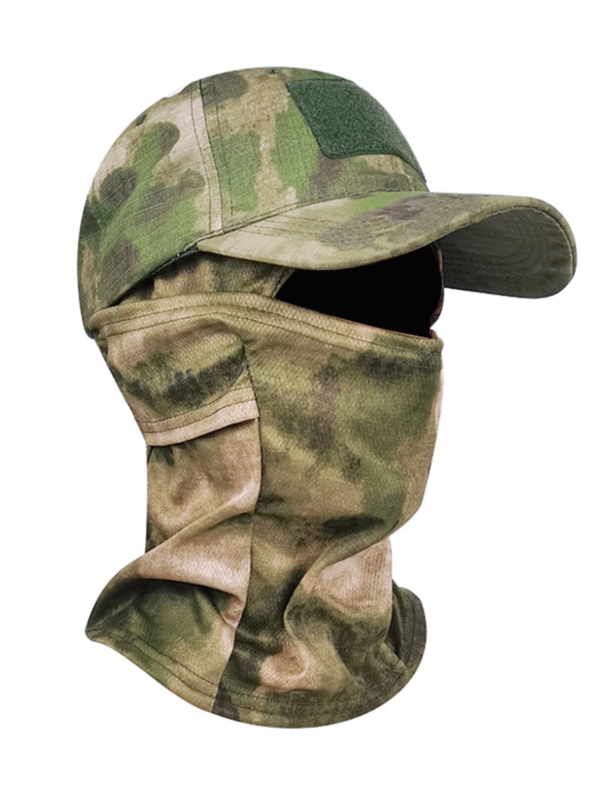 Camouflage With Face Shield Cross-Border Tactical Baseball Outdoor Hiking Mountaineering Fishing Sun Protection Sunshade_voghion.com