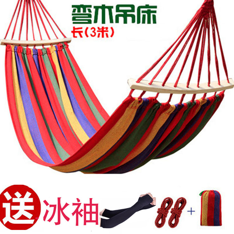 户外吊床野外露营用品荡秋千帆布网状床多功能阳台午睡网床野餐垫|ruв категории открытый/альпинизм/в поход/Поездки товаров, открытый для мебели, гамак - от Buy2taobao.com для оказания профессиональной услуги покупки агента Taobao
