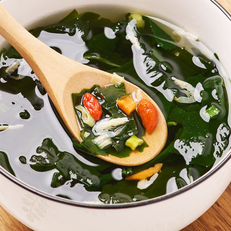 威海速食裙带汤菜汤料冲泡即食韩国海带汤素食早餐味增汤免洗袋装