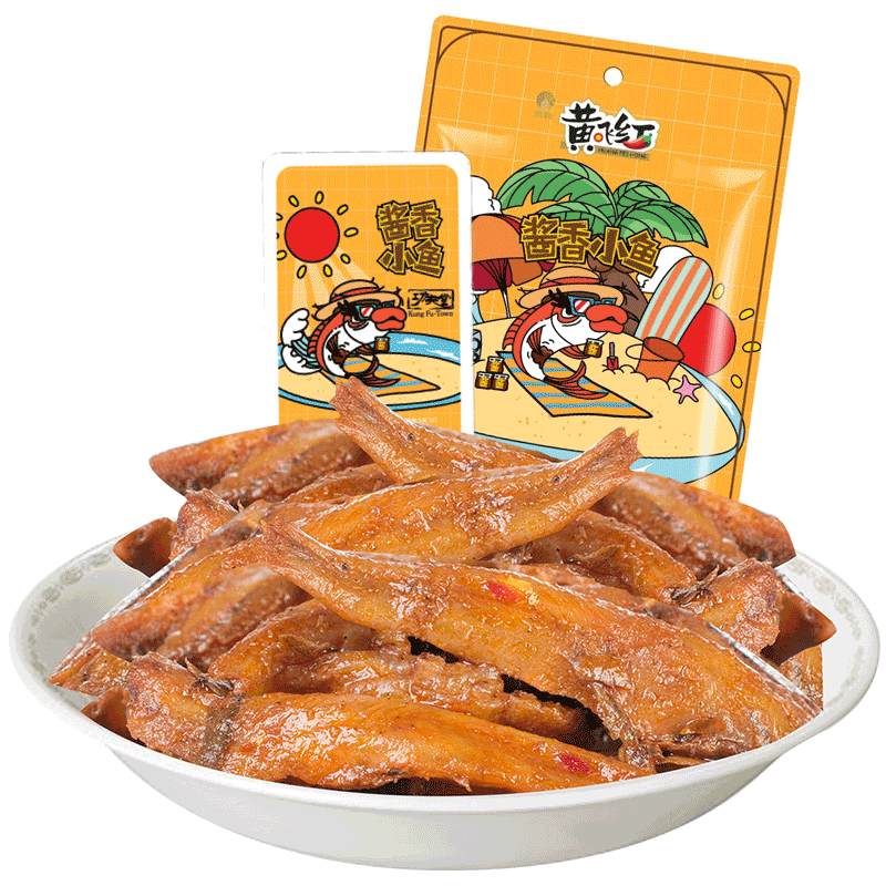 黄飞红功夫堂小鱼麻辣酱香休闲小鱼干小零食即食60g|msdalam kategori makanan ringan/Nuts/Specialty, sotong/ikan kering/Bersedia untuk makan makanan laut, Bahawa makanan ringan ikan-makan - dari Buy2taobao.com untuk memberikan perkhidmatan ejen Taobao profesional membeli