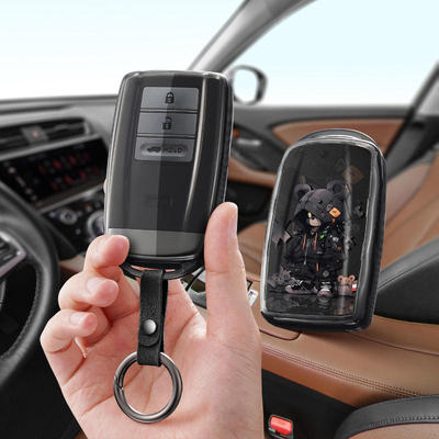 适用讴歌RDX汽车钥匙套Tlx保护套Nsx包Mdx壳扣女高级Tlxl专用男士