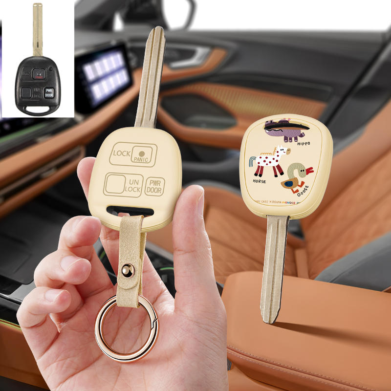 适用雷克萨斯凌志钥匙套老款RX330专用男女IS200保护套400包壳扣