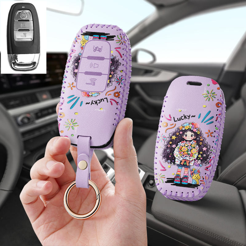 适用2025款飞鹰AX150摩托车钥匙套改装遥控器保护套锁匙包男女士