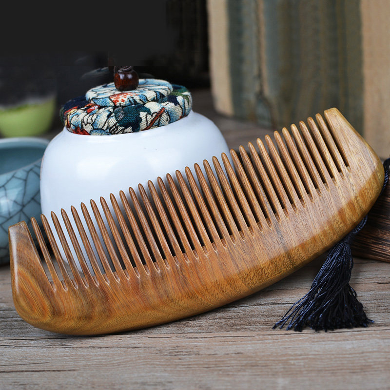 珍梳坊木梳天然加大加厚按摩