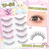 A型毛眼中加长自然浓密整条一片式 梦鹿 假睫毛5对装