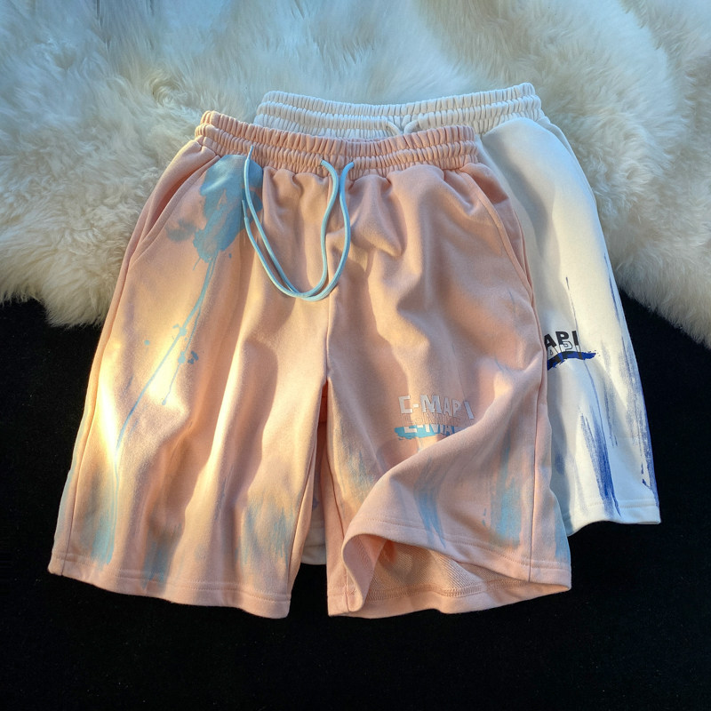 XZ707-KZ0243+批价35+限价48扎染短裤休闲裤，男装休闲裤，星座707