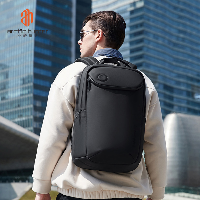 北极猎人休闲通用双肩包涤纶