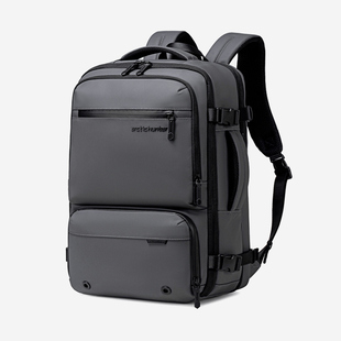 ARCTIC HUNTER/北极猎人商务双肩包男大容量出差旅行密码电脑背包