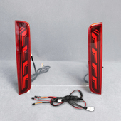 后杠灯专用流水转向灯LED后杠刹车灯 岚图梦想家改装 适用于22 25款