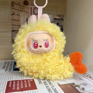 马卡龙拉布布炸虾娃衣坐坐派对labubu搪胶公仔衣服1 3代通穿着替