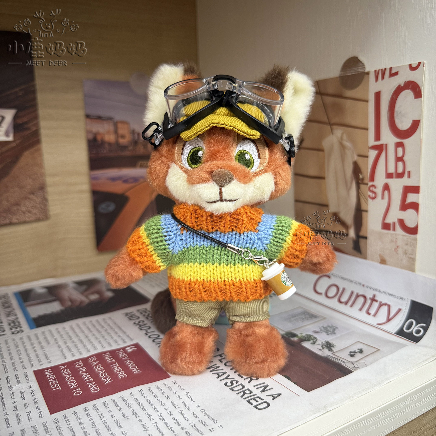 疯狂动物城2尼克狐娃衣毛绒玩偶彩虹冬毛衣卡通周边挂件衣服着替,模玩/动漫/周边/娃圈三坑/桌游,棉花娃娃/毛绒玩具娃衣,淘宝优惠券,粉丝福利购,淘宝优惠卷