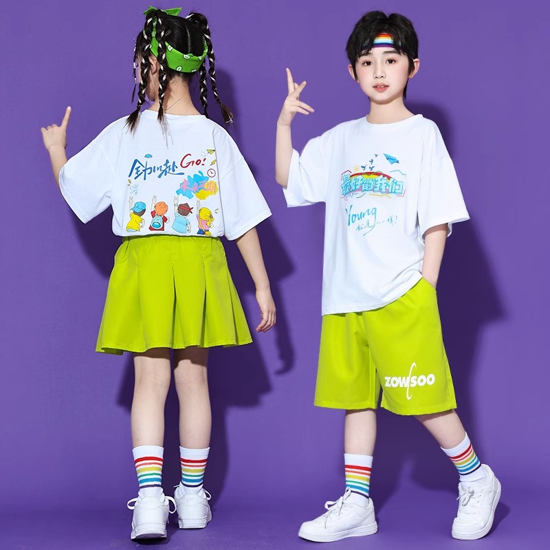 啦啦队夏款幼儿园六一演出服