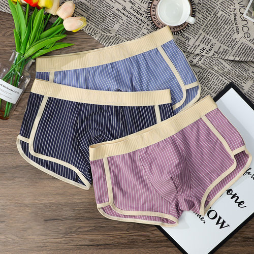 慕朗森男平角内裤男士内裤纯棉