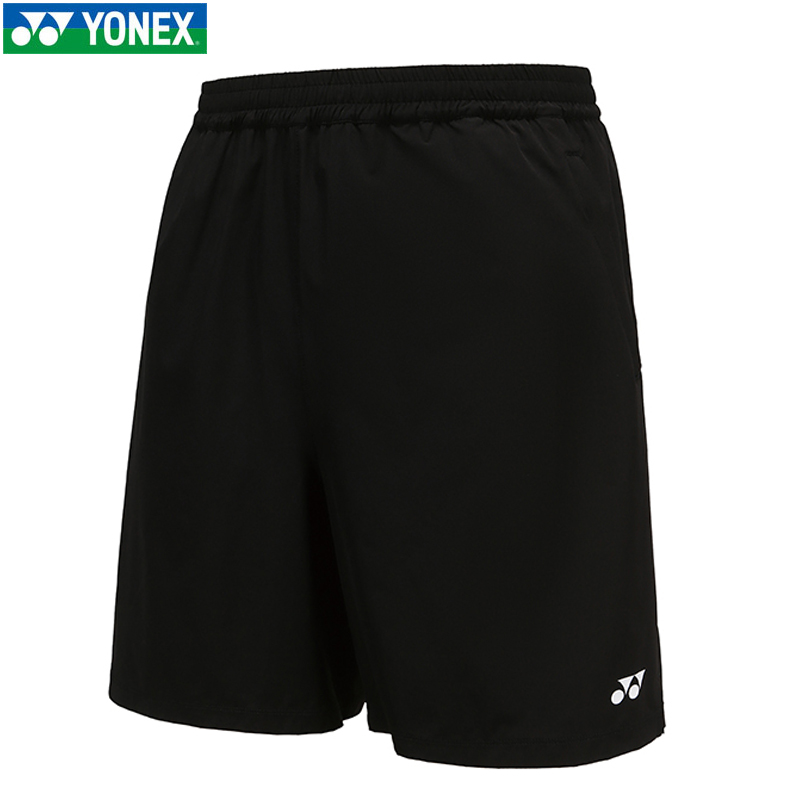 新款YONEX尤尼克斯YY羽毛球服男女款比赛服运动短裤120123BCR透气