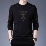 Мужской лонгслив, универсальный тонкий свитшот, базовая рубашка, коллекция 2021, осенний, городской стиль