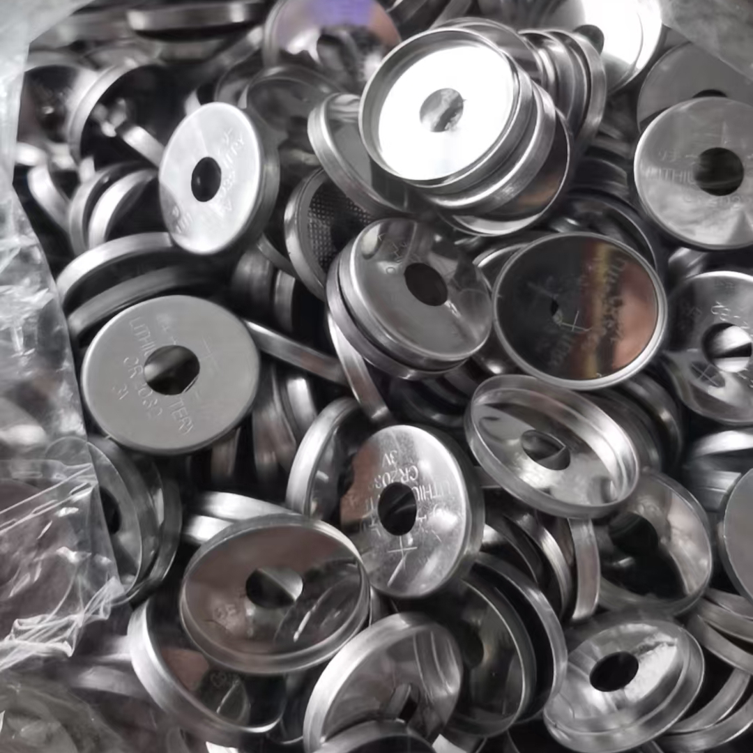 纽扣电池壳正极打孔负极打孔