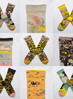 【2件9折】正品法国Bonne Maison 2025春夏中筒棉袜女袜潮袜