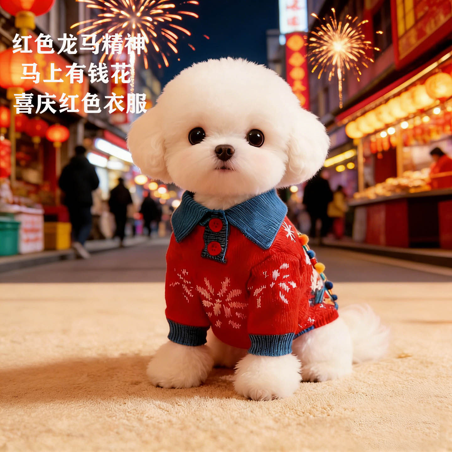 2026新款狗狗衣服春装小型犬薄款高颜值猫咪宠物泰迪比熊毛衣针织
