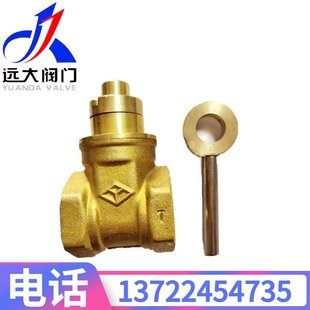 DN50 16T黄铜丝扣内螺纹磁性锁闭防盗闸阀DN15 河北远大阀门 Z15W
