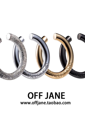 CAREERING无耳洞设计耳蜗夹耳钉耳环日韩版潮人男女钛钢不过敏