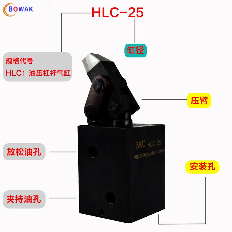 上法兰 杠杆油缸 CHLC-M