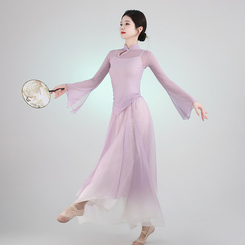 飘逸中国舞练功服2024春季新款