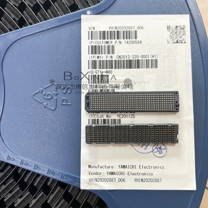 原装CN201S-320-0001(H1) 1.27 320P板对板夹层连接器PAM4 56Gbps