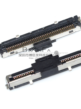 LVC-C40SFYG+通用 0.5mm 40P LVDS液晶屏显示插座连接器屏线接口